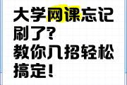 大学生刷网课是啥意思(大学生刷网课是啥意思啊)